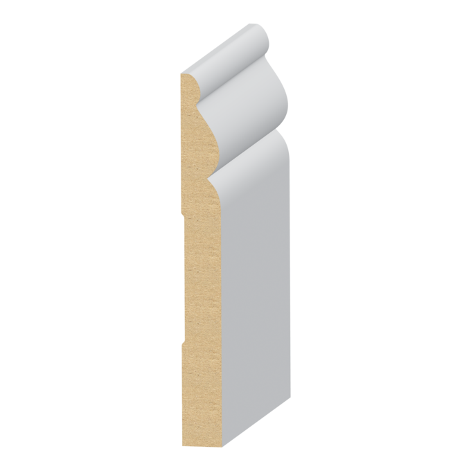 9/16" × 5-1/4” × 16'
PRIMED MDF BASEBOARD