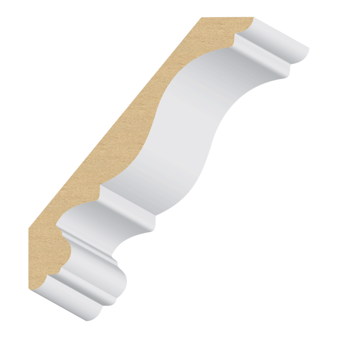 5/8" × 5" × 16'
PRIMED MDF CROWN MOLDING