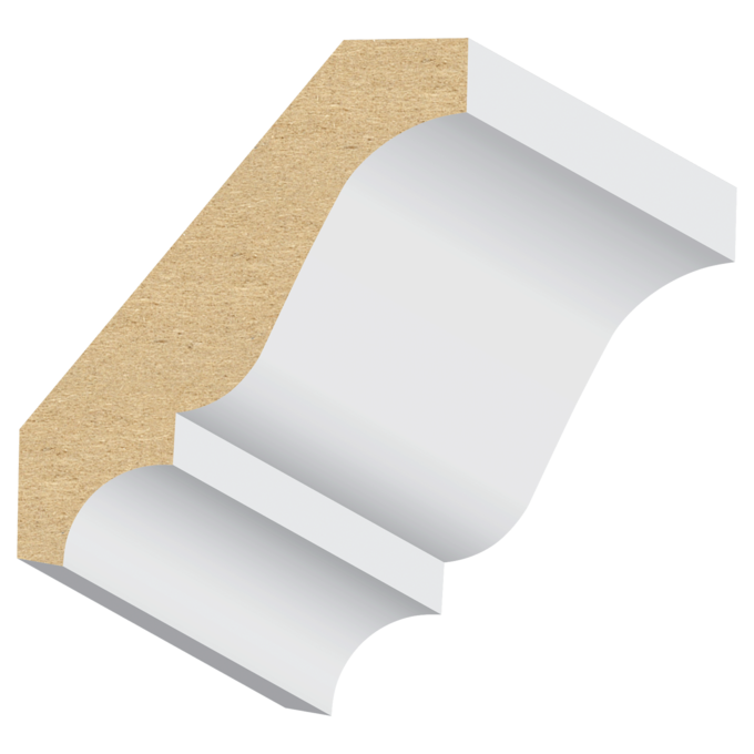 9/16” × 2 5/8" × 16’
PRIMED MDF CROWN MOLDING