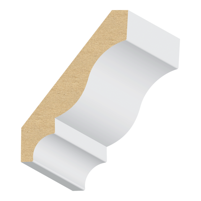 5/8” × 3 5/8" × 16’
PRIMED MDF CROWN MOLDING