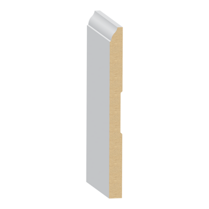 9/16" × 7-1/4" × 16’     PRIMED MDF BASEBOARD