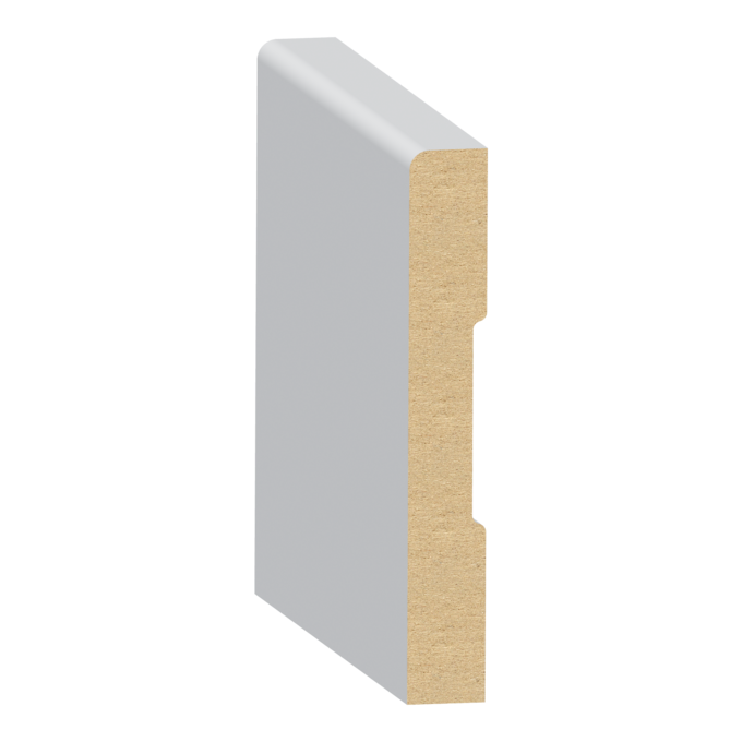 1/2" × 3-1/2" × 16’     PRIMED MDF BASEBOARD