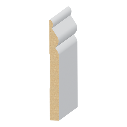 1/2" × 5-1/4" × 16' PRIMED MDF BASEBOARD