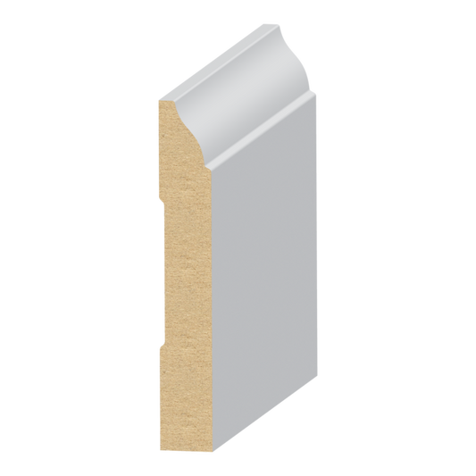 1/2" × 3 1/4" × 16' PRIMED MDF BASEBOARD