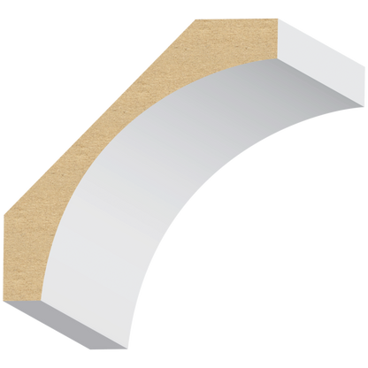 9/16” × 4 1/2" × 16' PRIMED MDF CROWN MOLDING