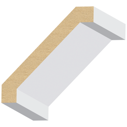 9/16” × 4 1/4" × 16’ PRIMED MDF CROWN MOLDING