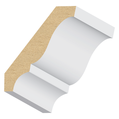 9/16” × 2 3/4" × 16’ PRIMED MDF CROWN MOLDING