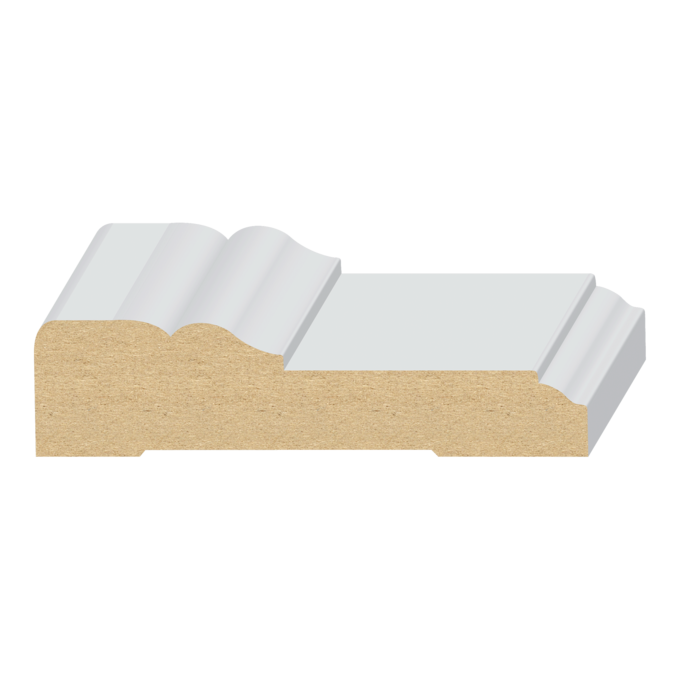 7/8" × 3-1/2” × 17’ PRIMED MDF CASING