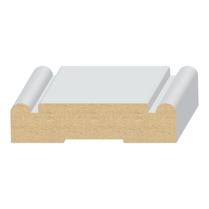 11/16" × 2-1/4” × 17’ PRIMED MDF CASING