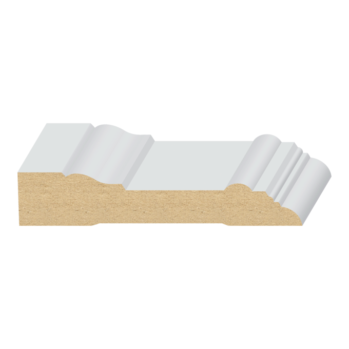11/16" × 3-9/16” × 17’ PRIMED MDF CASING